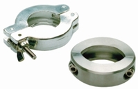 Vacuum fittings clamping rings for type KF small flange Type Aluminium