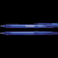 SoldanPlus Druckkugelschreiber, Schreibfarbe blau, blau