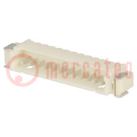 Conector: conducto-placa; tomacorriente; macho; 1,25mm; PIN: 12