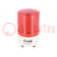 Signaller: lighting; continuous light,blinking light; red; S80