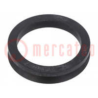 V-ring washer; NBR rubber; Shaft dia: 31÷33mm; L: 7.5mm; Ø: 29mm
