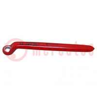 Wrench; insulated,single sided,box; 12mm