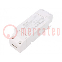 Power supply: switched-mode; LED; 40W; 23÷39VDC; 1050mA; IP20; LC