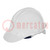 Protective helmet; white