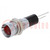 Indicator: LED; recessed; red; 24VDC; Ø8mm; for PCB; brass; ØLED: 5mm