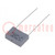 Capacitor: polyester; 1nF; 250VAC; 1000VDC; 10mm; ±10%; 13x4x9mm