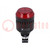 Segnalatore: luminoso-acustico; 24VDC; 24VAC; LED; rosso; IP65