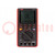 Multimetr cyfrowy; USB; LCD; VDC: 100uV÷400mV,4V,40V,400V,1kV