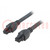 Câble; Micro-Fit 3.0; femelle; PIN: 6; Long: 1m; 4A; Isolation: PVC