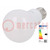 Lampadina LED; bianco caldo; E27; 230VAC; 470lm; P: 5,5W; 200°