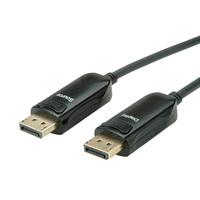 ROLINE Câble DisplayPort v1.4 (AOC), M/M, 50 m