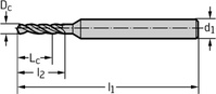 Spiralbohrer A3143-0.79 TITEX