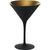Produktbild zu »Elements« Cocktailglas, Inhalt: 0,24 Liter, Höhe: 172 mm, schwarz/gold