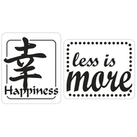 Produktfoto: Labels Happiness , less is more