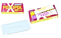 POXIPOL 10500400 COLLE RÉSINE 2 COMPOSANTS 10 MIN TRANSPARENT 7730716014550