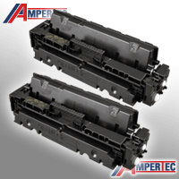 2 Ampertec Toner ersetzt HP CF410XD 410X schwarz
