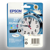 3 Epson Tinten C13T27054012 No 27 3-farbig