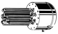 Elektro-Heizflansch 12kW Ø280mm 35-85°C 325mm