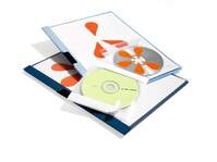 DURABLE selbstklebende CD-Hülle CD/DVD FIX, transparent