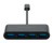 4-Port Hub CH1200 USB-C, schwarz