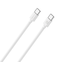 RealPower 404306 câble USB USB 2.0 1 m USB C Blanc