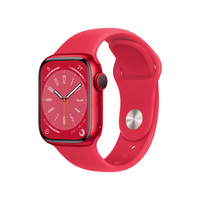 Apple Watch Series 8 OLED 41 mm Digitális 352 x 430 pixelek Érintőképernyő 4G Vörös Wi-Fi GPS (műhold)