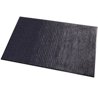 PaperFlow K480405 Intérieure Tapis de sol Rectangle Polyester Noir