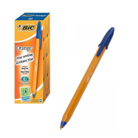 BIC Orange Fine Azul Bolígrafo Fino 20 pieza(s)