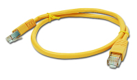 Gembird PP22-0.5M/Y networking cable Yellow Cat5e