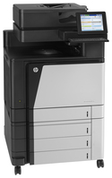 HP Color LaserJet Enterprise Flow M880z multifunctionele printer, Kleur, Printer voor Printen, kopiëren, scannen, faxen, Invoer voor 200 vel; Printen via USB-poort aan voorzijde...