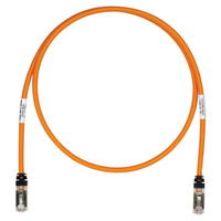 Panduit Cat6A S/FTP RJ-45 kabel sieciowy Pomarańczowy 3 m S/FTP (S-STP)