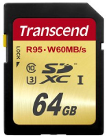 Transcend TS64GSDU3 mémoire flash 64 Go SDXC NAND Classe 10