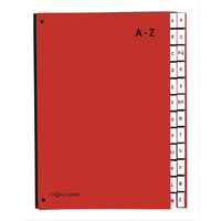 Pagna 24249-01 előrendező mappa Vörös Karton A4