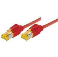 Tecline 2m Cat.6A câble de réseau Rouge Cat6a S/FTP (S-STP)