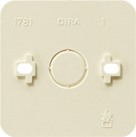 GIRA 008113 veiligheidsplaatje voor stopcontacten Beige