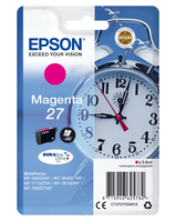 Epson Alarm clock Singlepack Magenta 27 DURABrite Ultra Ink