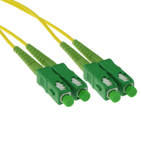 ACT RL1620 cable de fibra optica 20 m 2x SC OS2 Verde, Amarillo