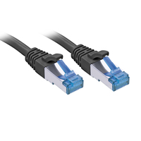 Lindy 47411 kabel sieciowy Czarny 0,5 m Cat6 S/FTP (S-STP)