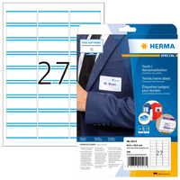 HERMA 4513 étiquette auto-collante Rectangle aux angles arrondis Bleu, Blanc 540 pièce(s)