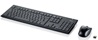 Fujitsu LX400 keyboard Mouse included RF Wireless Black