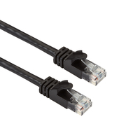 Black Box CAT6APC-010-BK networking cable 3 m Cat6a U/UTP (UTP)
