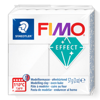 Staedtler FIMO 8020 Modellierton 57 g Durchscheinend, Weiß 1 Stück(e)