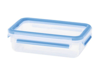 EMSA Clip & Close Rechteckig Box 0,8 l Blau, Transparent