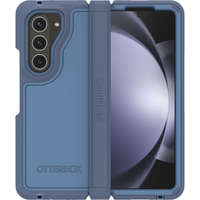 OtterBox Defender XT Series for Galaxy Z Fold5, Baby Blue Jeans (Blue)