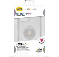 OtterBox Otter+Pop-hoesje voor iPhone 13, schokbestendig, valbestendig, beschermhoes met PopSockets PopGrip, 3x getest volgens militaire standaard, transparant