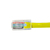 Videk Unbooted Cat6 UTP RJ45 to RJ45 Patch Cable Yellow 5Mtr