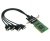 Moxa CP-104UL-DB9M interfacekaart/-adapter