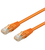 Goobay 0.25m 2xRJ-45 Cable cable de red Naranja 0,25 m Cat6