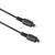 SBOX TOSLINK audio kábel 1,5 M Fekete