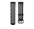 Fitbit FB174SBBKWTL accessorio indossabile intelligente Band Nero, Bianco Alluminio, Silicone